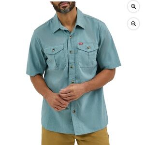 Wrangler Mens Short Sleeve Hero Twill Shirt